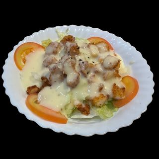 S3-Salada de gambas panadas