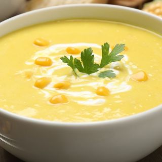 Sopa cremosa de frango