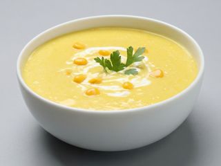 Sopa cremosa de frango