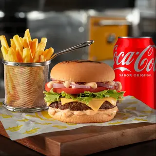 VACA Double cheese Burger menu