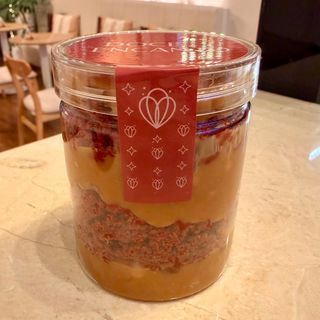 Bolo no pote red velvet & doce de leite