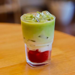 Iced Strawberry Matcha
