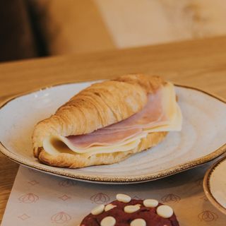 Croissant queijo & fiambre