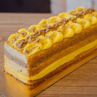 Fatia de bolo retangular Doce de Ovos & Nozes