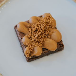 Brownie Recheado com Doce de Leite