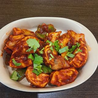 Chicken chilli  momo