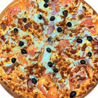 Roma com Fiambre e cogumelos