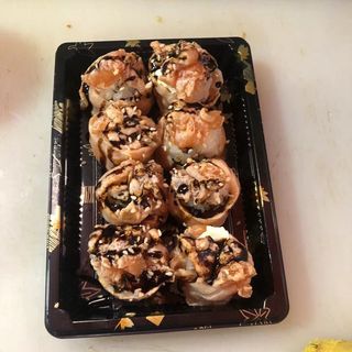 Rolo de Salmão Braseado