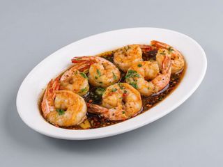 Gambas com Alho