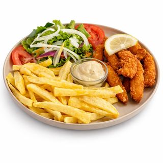 Tiras de Frango Panadas