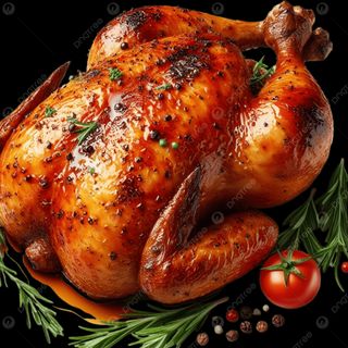 1\2 Frango Churrasco (serve até 2 pessoas).