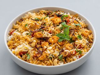 Biryani de Camarão