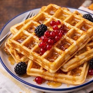 Waffles chocolate negro