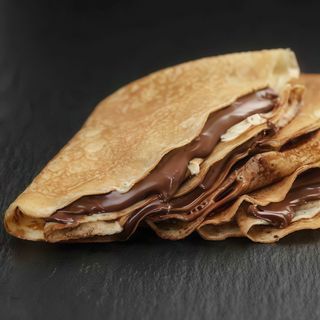 Crepe Recheado Chocolate Branco