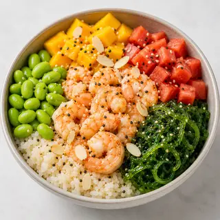 Poke Bowl com Camarão