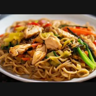 Yakisoba com Camarão
