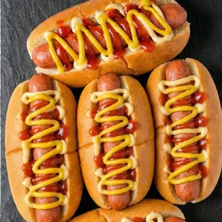 4 unidades Mini Hot dog