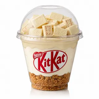 Cheesecake KitKat Branco