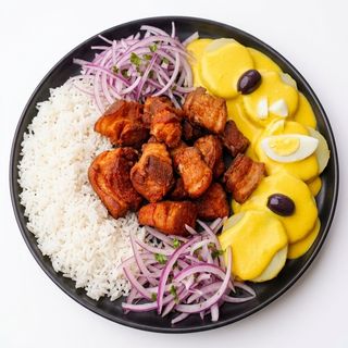 Chancho a la Huancaína