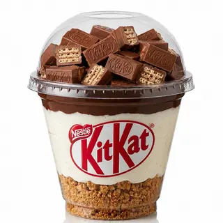 Cheesecake KitKat ao Leite