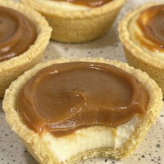 Empada Doce de leite com Queijo Creme