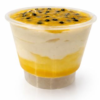 Mousse Limão com Maracujá