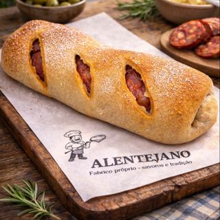Pão com chouriço