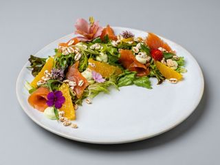 Salada de salmão