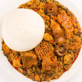 Egusi Soup & Semo