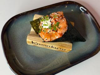 Temaki de Salmão Philadelphia