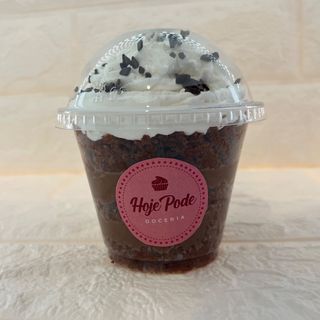 Bolo de pote de chocolate