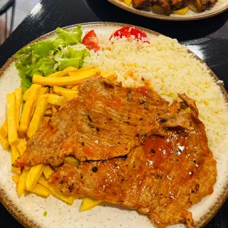Menu de Fêveras Grelhadas