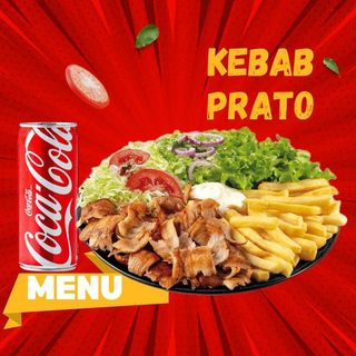 Menu Kebab no Prato