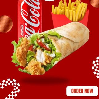 Menu Crispy Chicken Wrap