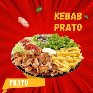 Combo Kebab no Prato