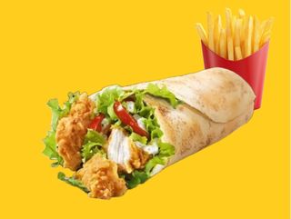 Combo Crispy Wrap +Batata
