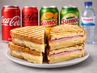 TOSTA MISTA XXL + BEBIDA