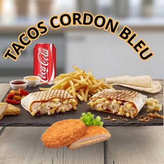 FRENCH TACOS DE CORDON BLEU MENU