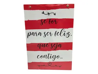 Placa madeira