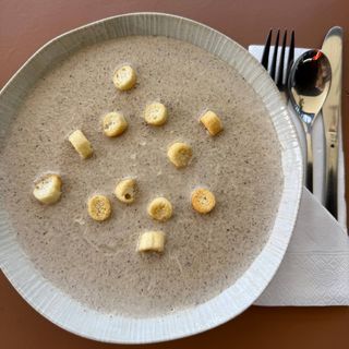 Sopa de creme de cogumelos
