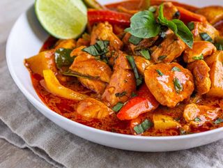 Thai Chicken Curry with rice