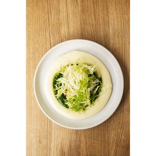 Frango com Puré e Gremolata de Miso