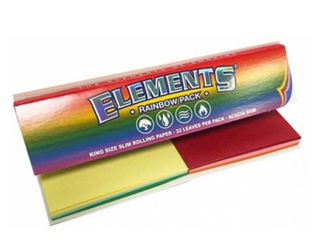 Mortalhas Elements Kingsize Rainbow