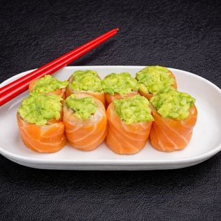 Gunkan de Salmão Abacate (8 peças)