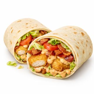 Wrap de Nuggets & Bacon