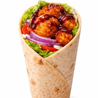 Wrap de Nuggets BBQ