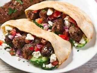 Menu Seekh Kebab Burger