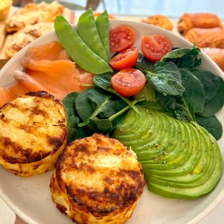 Gratin com Salmão Fumado