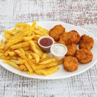 Menu Prato de Nuggets