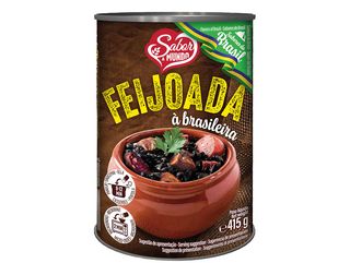 Feijoada Pronta Brasileira lata Sabor a Mundo 415g